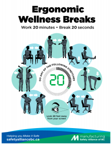 Ergonomic Wellness Breaks Poster