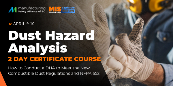 Dust Hazard Analysis 2-Day Certificate Course - Kelowna, Apr 9-10, 2025