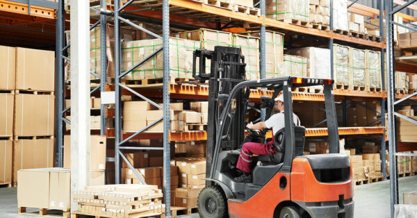 Forklifts and Storage Racks